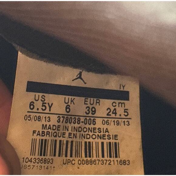 Size 6.5 - Nike Air Jordan 11 Retro GS Gamma Blue Men's Shoes Ships Now - Picture 7 of 9